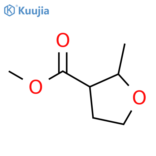 3-Furancarboxylic acid,tetrahydro-2-methyl-, methyl ester, cis- (9CI) structure