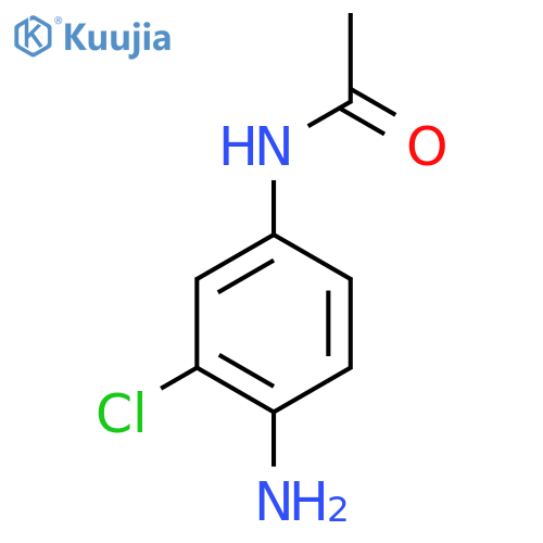 N-(4-Amino-3-chlorophenyl)acetamide structure