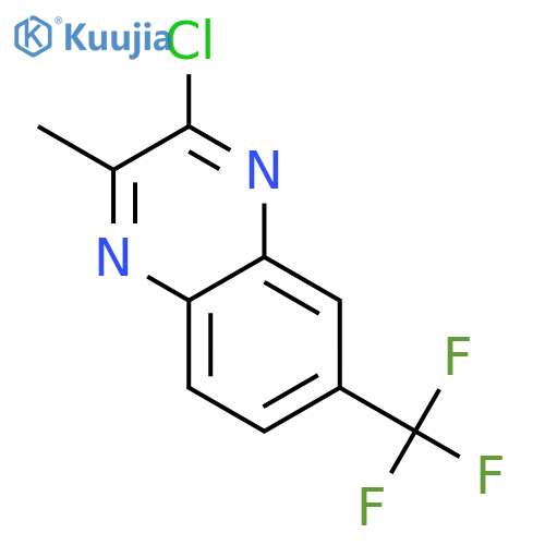 3-chloro-2-methyl-6-(trifluoromethyl)quinoxaline structure