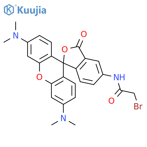 5-Bromoacetamidotetramethyl Rhodamine structure