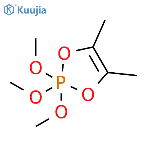 2,2,2-Trimethoxy-4,5-dimethyl-1,3-dioxaphospholene structure