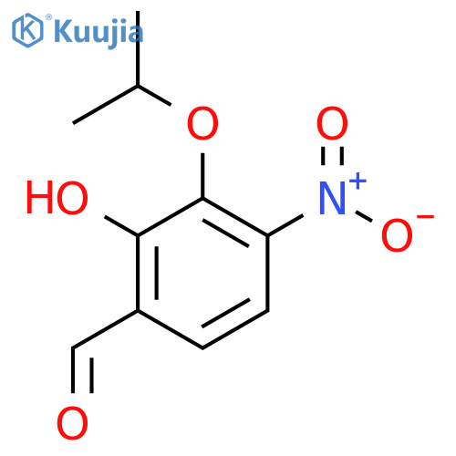 2-Hydroxy-3-isopropoxy-4-nitrobenzaldehyde structure