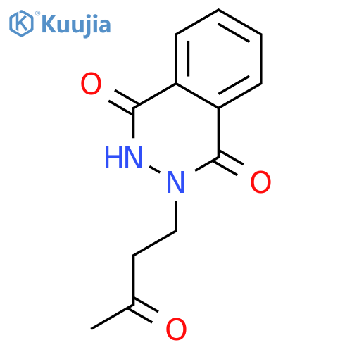 1,4-Phthalazinedione,2,3-dihydro-2-(3-oxobutyl)- structure