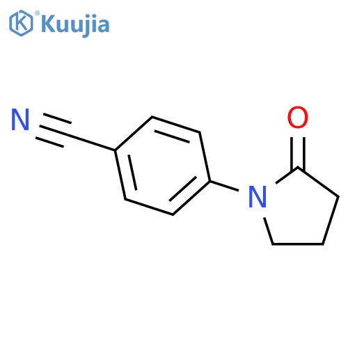 4-(2-Oxopyrrolidin-1-yl)benzonitrile structure
