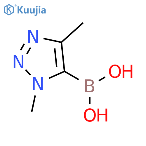 Boronic acid, B-(1,4-dimethyl-1H-1,2,3-triazol-5-yl)- structure
