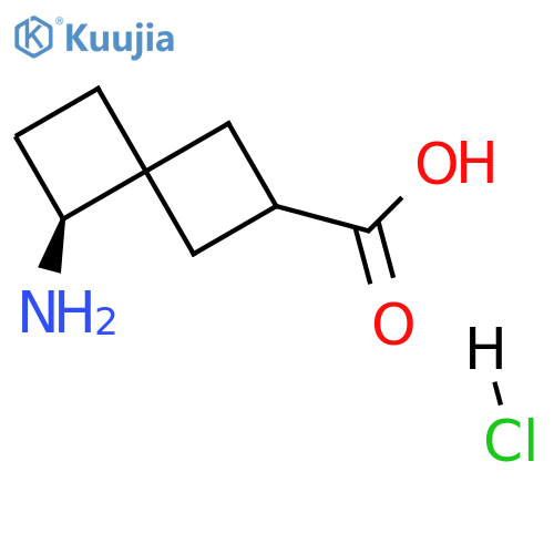 (2R,4r,5S)-7-aminospiro[3.3]heptane-2-carboxylic acid;hydrochloride structure