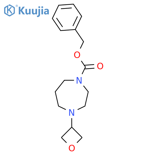 Benzyl 4-(oxetan-3-yl)-1,4-diazepane-1-carboxylate structure