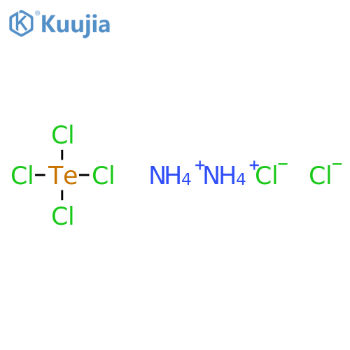 Tellurate(2-),hexachloro-, ammonium (1:2) structure
