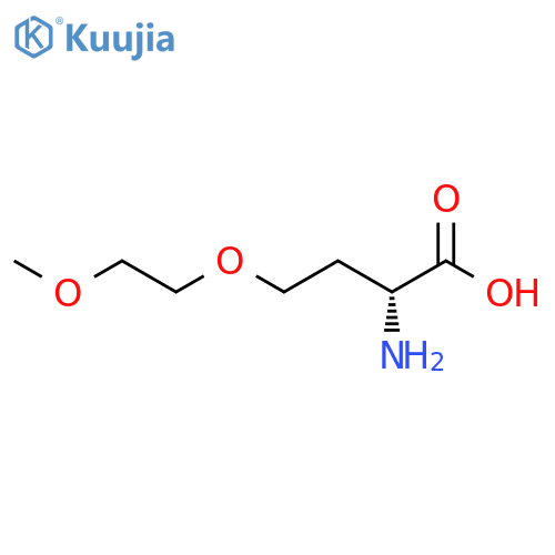 (2R)-2-amino-4-(2-methoxyethoxy)butanoic acid structure