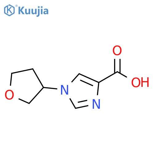 1H-Imidazole-4-carboxylic acid, 1-(tetrahydro-3-furanyl)- structure