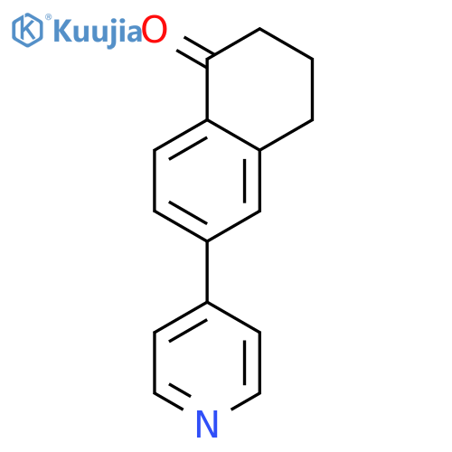 6-(Pyridin-4-yl)-3,4-dihydronaphthalen-1(2H)-one structure