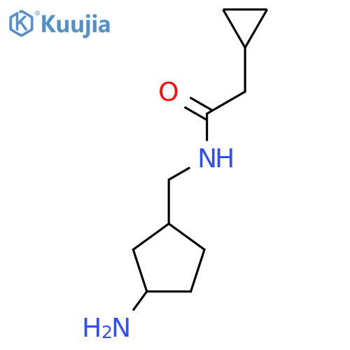 N-(3-aminocyclopentyl)methyl-2-cyclopropylacetamide structure