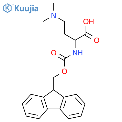4-(Dimethylamino)-2-({[(9H-fluoren-9-yl)methoxy]carbonyl}amino)butanoic acid structure