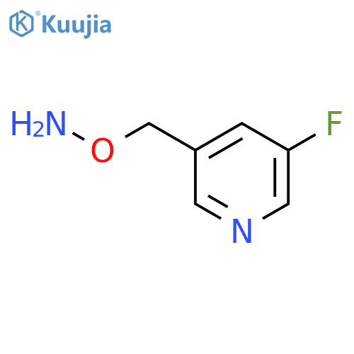 O-(5-fluoropyridin-3-yl)methylhydroxylamine structure