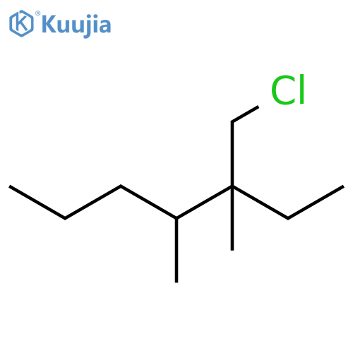 Heptane, 3-(chloromethyl)-3,4-dimethyl- structure