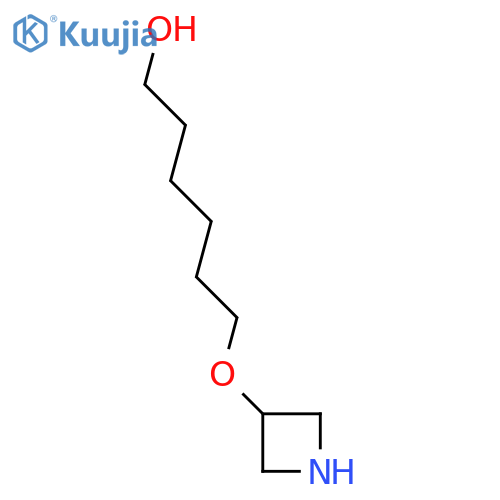 6-(Azetidin-3-yloxy)hexan-1-ol structure