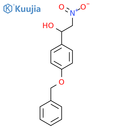 1-(4-(Benzyloxy)phenyl)-2-nitroethanol structure