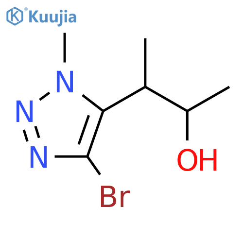 3-(4-bromo-1-methyl-1H-1,2,3-triazol-5-yl)butan-2-ol structure