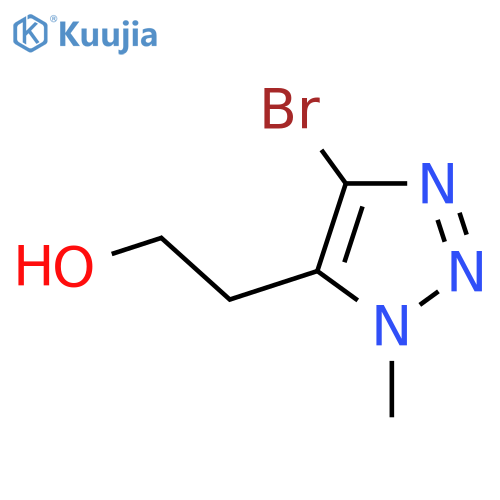 2-(4-Bromo-1-methyl-1H-1,2,3-triazol-5-yl)ethan-1-ol structure