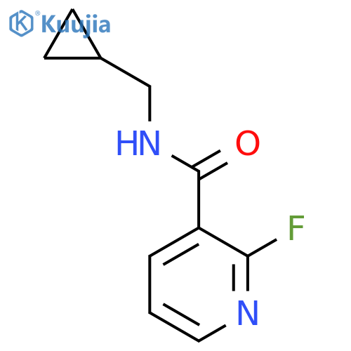 N-(Cyclopropylmethyl)-2-fluoropyridine-3-carboxamide structure