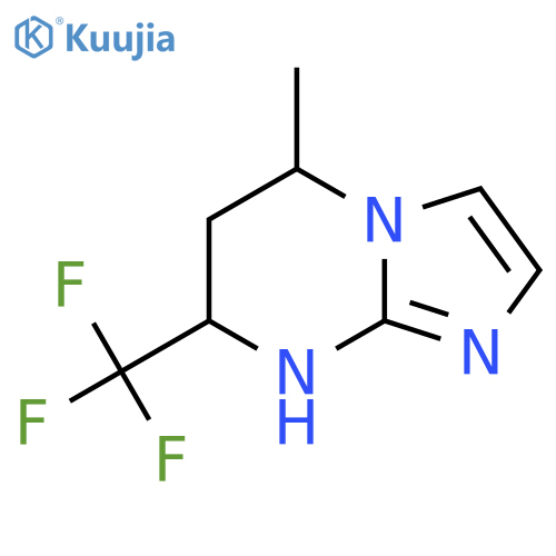 5-methyl-7-(trifluoromethyl)-5H,6H,7H,8H-imidazo1,2-apyrimidine structure