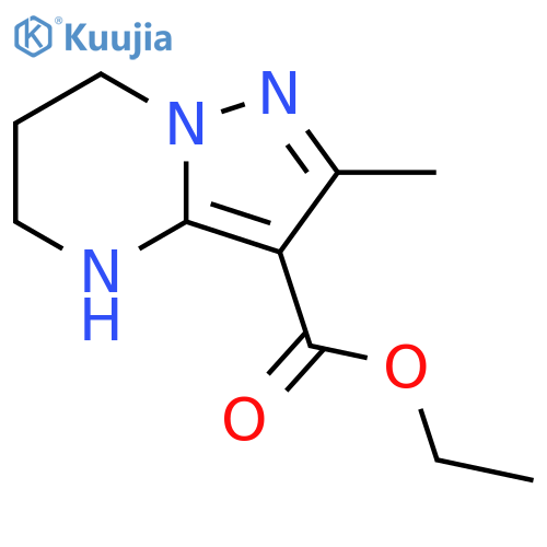 ethyl 2-methyl-4H,5H,6H,7H-pyrazolo[1,5-a]pyrimidine-3-carboxylate structure