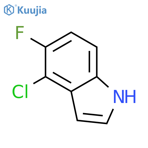 4-chloro-5-fluoro-1H-Indole structure