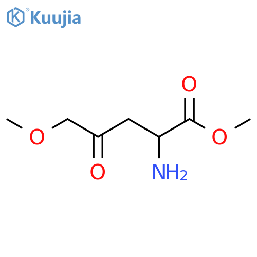 methyl 2-amino-5-methoxy-4-oxopentanoate structure