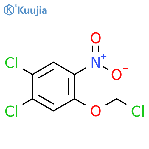 Benzene, 1,2-dichloro-4-(chloromethoxy)-5-nitro- structure