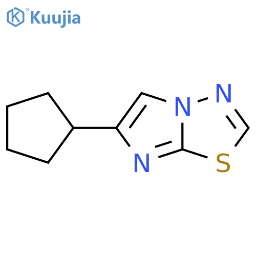6-cyclopentylimidazo2,1-b1,3,4thiadiazole structure
