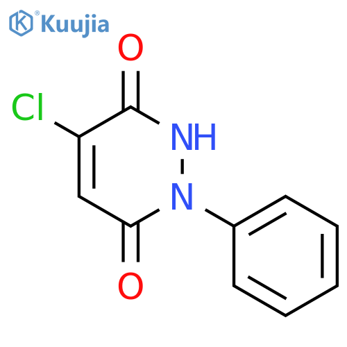 1-Phenyl-3-hydroxy-4-chloro-6-pyridazone structure