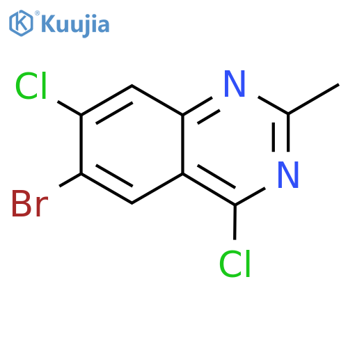 6-Bromo-4,7-dichloro-2-methylquinazoline structure