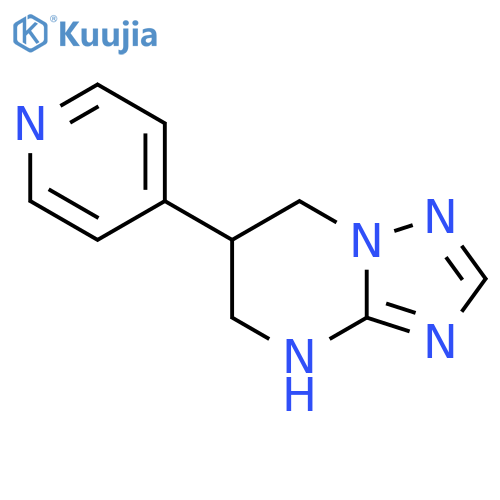 4-{4H,5H,6H,7H-1,2,4triazolo1,5-apyrimidin-6-yl}pyridine structure