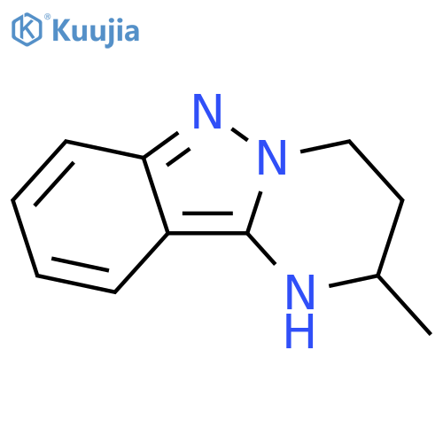 2-methyl-1H,2H,3H,4H-pyrimido1,2-bindazole structure