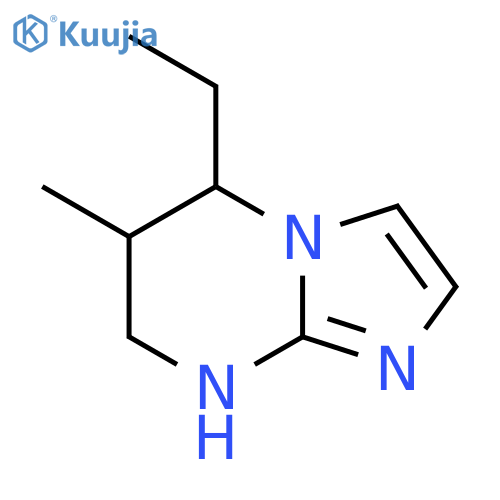 5-ethyl-6-methyl-5H,6H,7H,8H-imidazo1,2-apyrimidine structure