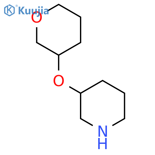 3-(oxan-3-yloxy)piperidine structure