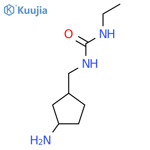 1-[(3-Aminocyclopentyl)methyl]-3-ethylurea structure