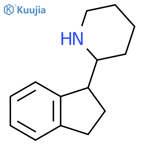 2-(2,3-dihydro-1H-inden-1-yl)piperidine structure