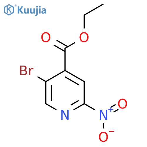 Ethyl 5-bromo-2-nitroisonicotinate structure