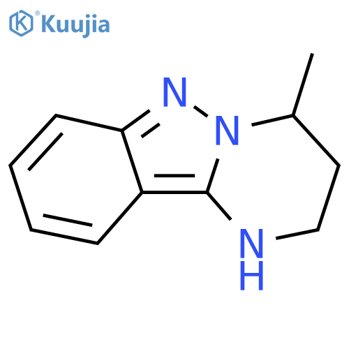 4-methyl-1H,2H,3H,4H-pyrimido1,2-bindazole structure