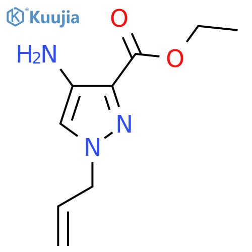 ethyl 4-amino-1-(prop-2-en-1-yl)-1H-pyrazole-3-carboxylate structure