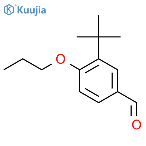 3-(Tert-butyl)-4-propoxybenzaldehyde structure