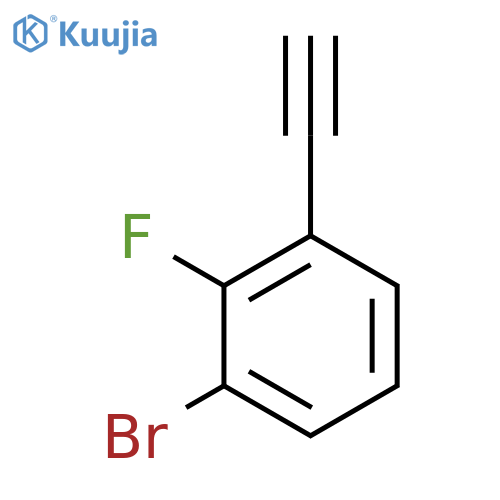 3-Bromo-2-fluorophenylacetylene structure
