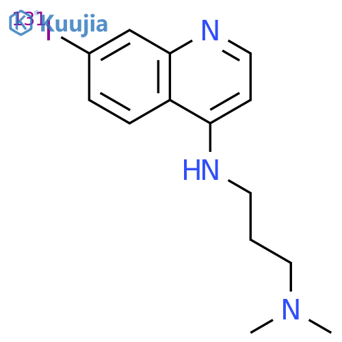1,3-Propanediamine,N3-[7-(iodo-131I)-4-quinolinyl]-N1,N1-dimethyl- structure