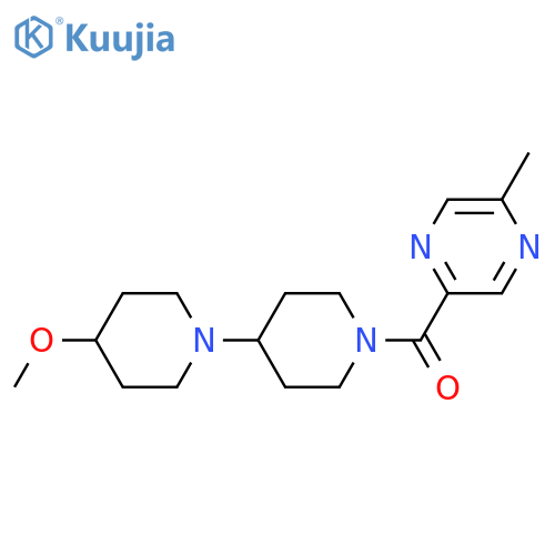 4-methoxy-1'-(5-methylpyrazine-2-carbonyl)-1,4'-bipiperidine structure