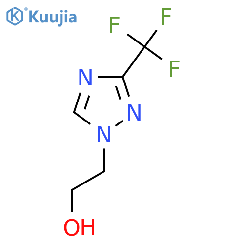 2-3-(Trifluoromethyl)-1H-1,2,4-triazol-1-ylethanol structure