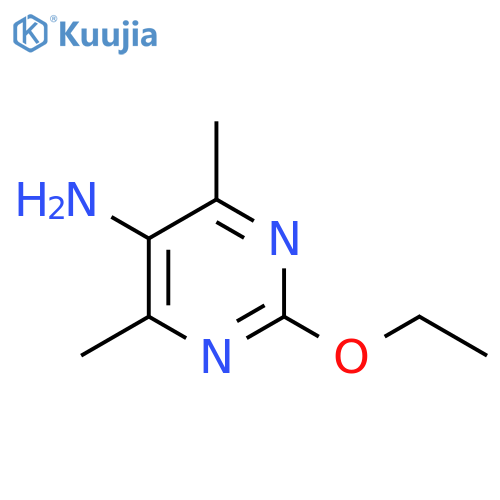 2-ethoxy-4,6-dimethylpyrimidin-5-amine structure