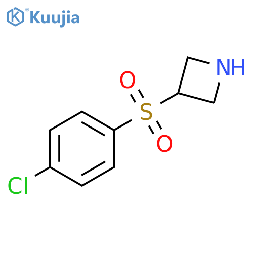 3-(4-chlorobenzenesulfonyl)azetidine structure