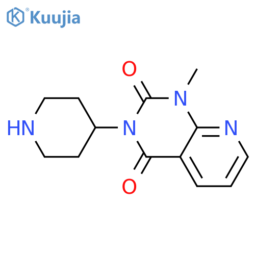 1-Methyl-3-piperidin-4-yl-1H-pyrido[2,3-d]pyrimidine-2,4-dione structure