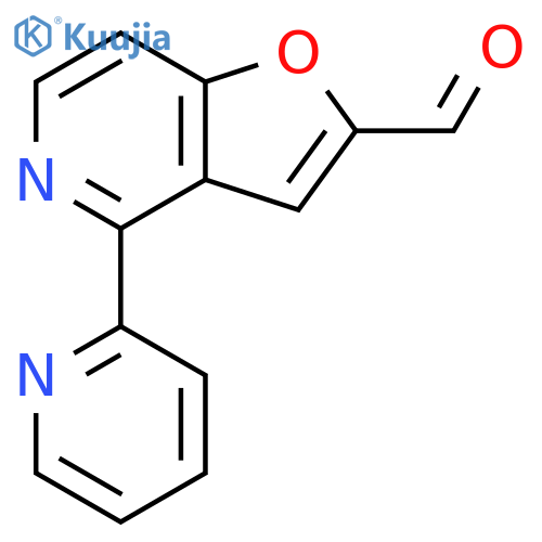 4-Pyridin-2-yl-furo[3,2-c]pyridine-2-carbaldehyde structure